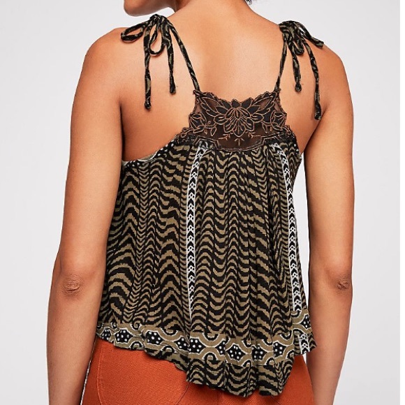 Free People Wild at Heart Tank in Black Combo - Picture 3 of 4